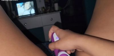 Intense orgasm watching hentai. She comments: "Would you clean it with your tongue?" on girlfriendsporn.one